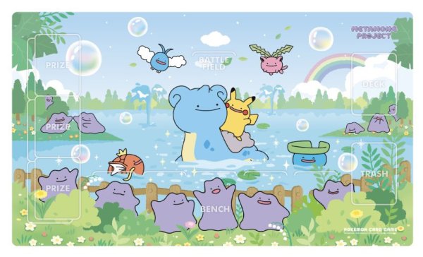 画像1: プレイマット Metamong Project メタモン ラプラス Pokemon Town 2025 韓国 (1)