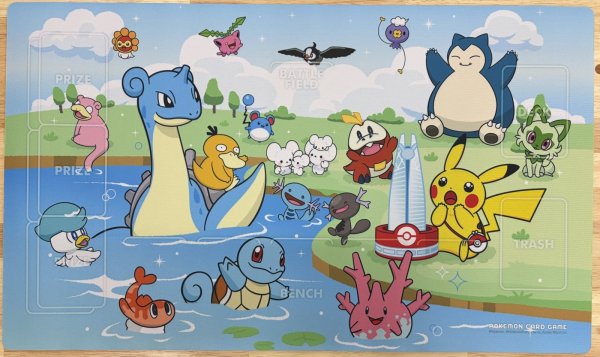 画像1: プレイマット Enjoy Pokemon Town 韓国 (1)