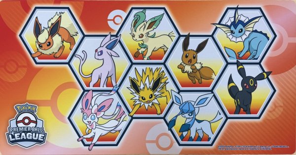 画像1: プレイマット イーブイズ PREMER BALL LEAGUE 2025 (1)