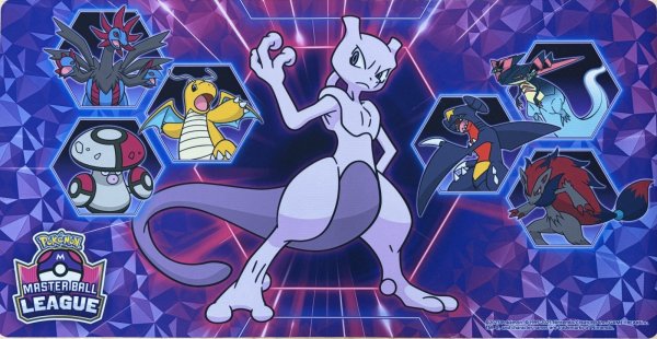 画像1: プレイマット ミュウツー MASTER BALL LEAGUE 2025 (1)