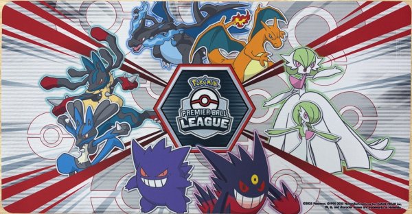 画像1: プレイマット メガシンカ PREMER BALL LEAGUE 2026 (1)