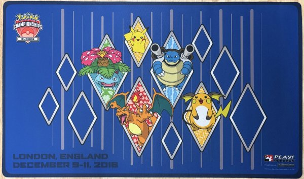 画像1: プレイマット ピカチュウ 初代御三家 EUIC DECEMBER 9-11, 2016 (1)
