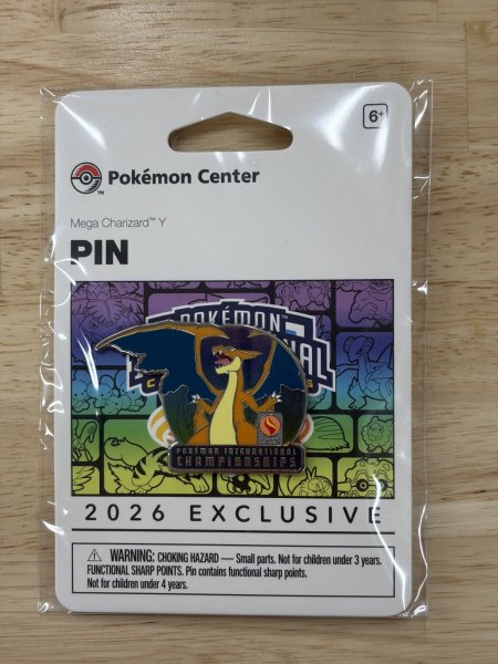 画像1: ピンズ メガリザードンY MEGA EVOLUTIONS IC STORE 2026 (1)