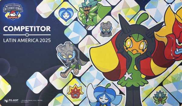 画像1: プレイマット オーガポン かまどのめん LAIC 2025 COMPETITOR (1)