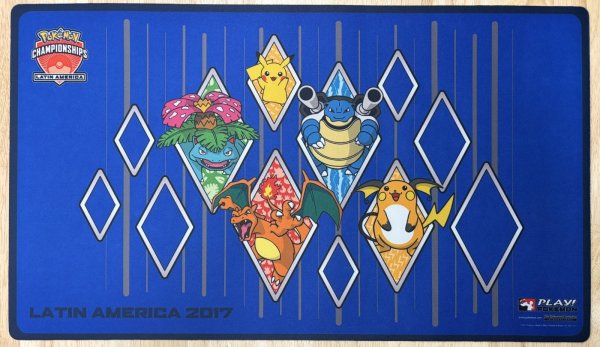 画像1: プレイマット ピカチュウ 初代御三家 LAIC 2017 (1)