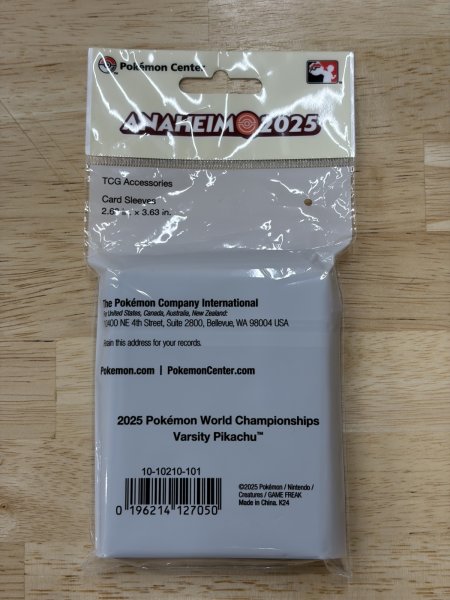 画像2: デッキシールド Varsity Pikachu WCS STORE 2025 (2)