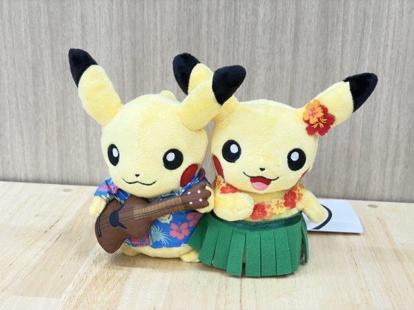 画像1: ぬいぐるみ ピカチュウ ペア WCS STORE 2024 (1)