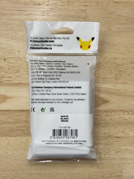 画像3: デッキシールド Pokemon Celebration 25 ピカチュウ white (3)