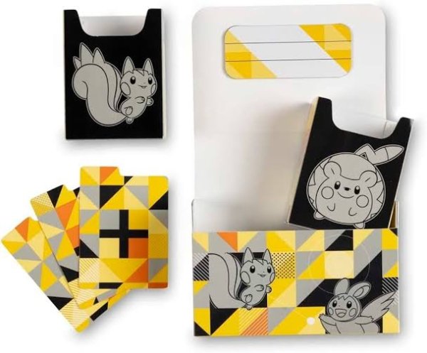 画像2: ダブルデッキケース PIKACHU POWER GRID ピカチュウ (2)