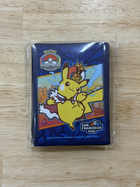 画像1:  デッキシールド ピカチュウ WCS 2026 COMPETITOR (1)