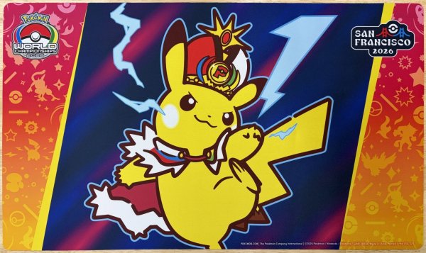 画像1: プレイマット ピカチュウ WCS 2026 サイドイベント (1)