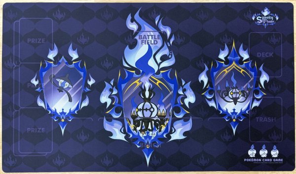 画像1: プレイマット Spooky Flame メガシャンデラ 韓国 (1)